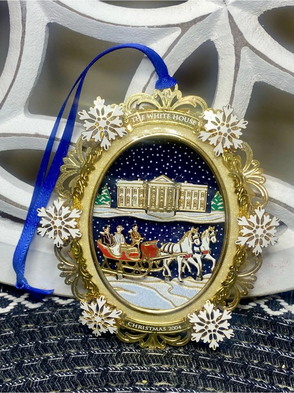 White House‎ Historical Association Christmas Ornaments 2004 President Hayes
